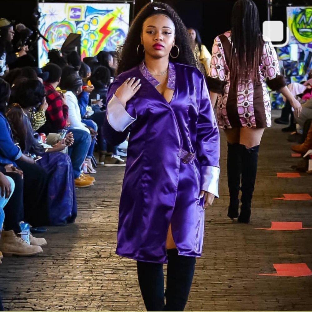Purple Pride wrap dress